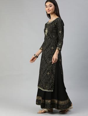 printed kurta sharara set - 17611256 - Standard Image - 2