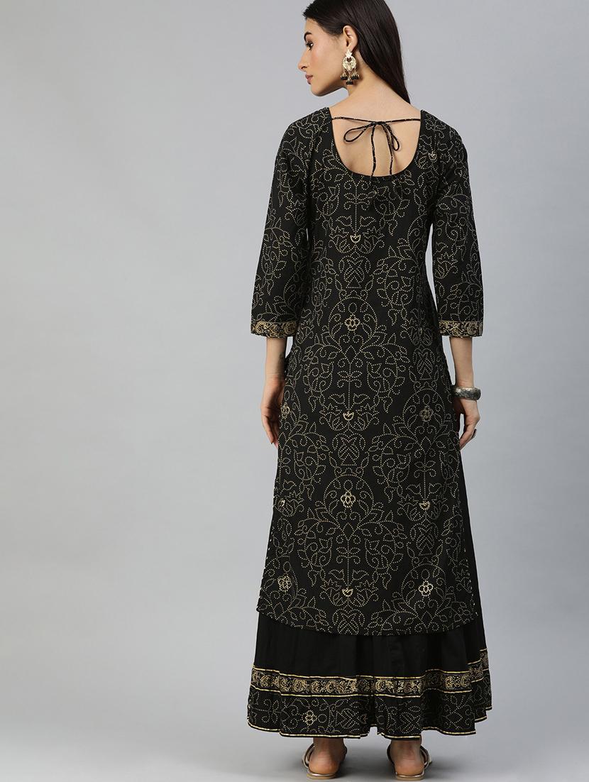 printed kurta sharara set - 17611256 - Zoom Image - 3