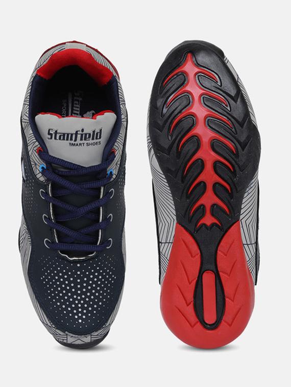 blue lace up sneaker - 17611273 - Zoom Image - 4