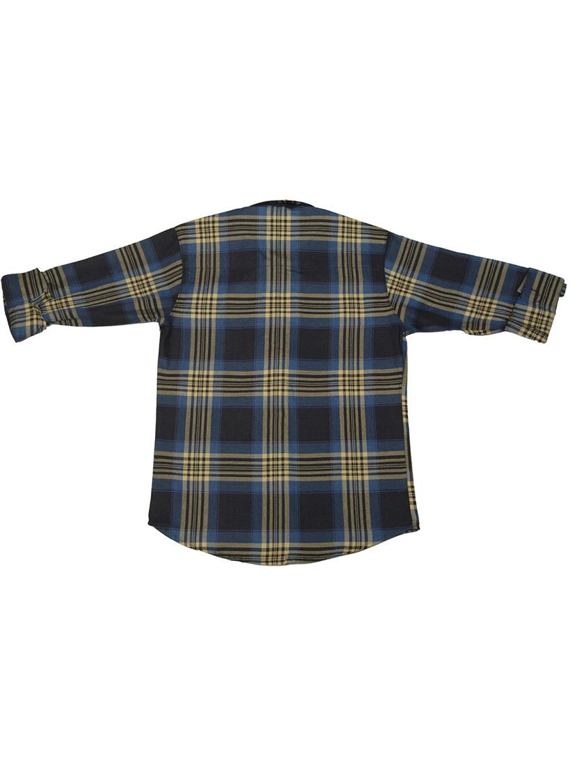 blue cotton shirt - 17611759 - Zoom Image - 2