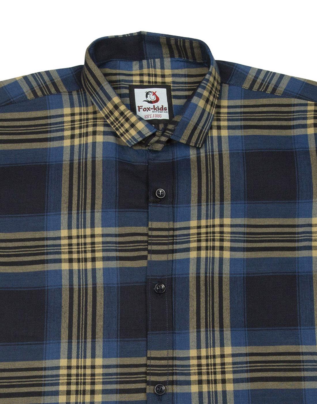 blue cotton shirt - 17611759 - Zoom Image - 3