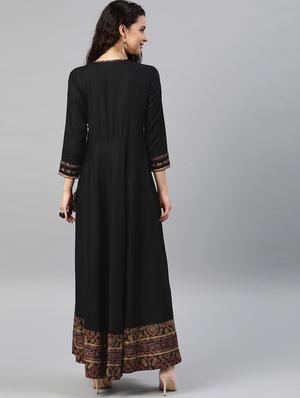 solid angrakha kurta - 17612621 - Standard Image - 3