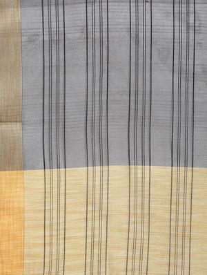 black chanderi banarasi dupatta - 17612730 - Standard Image - 4