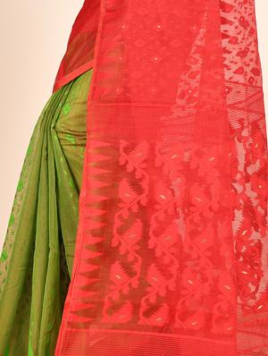 self design woven saree - 17612746 - Standard Image - 3