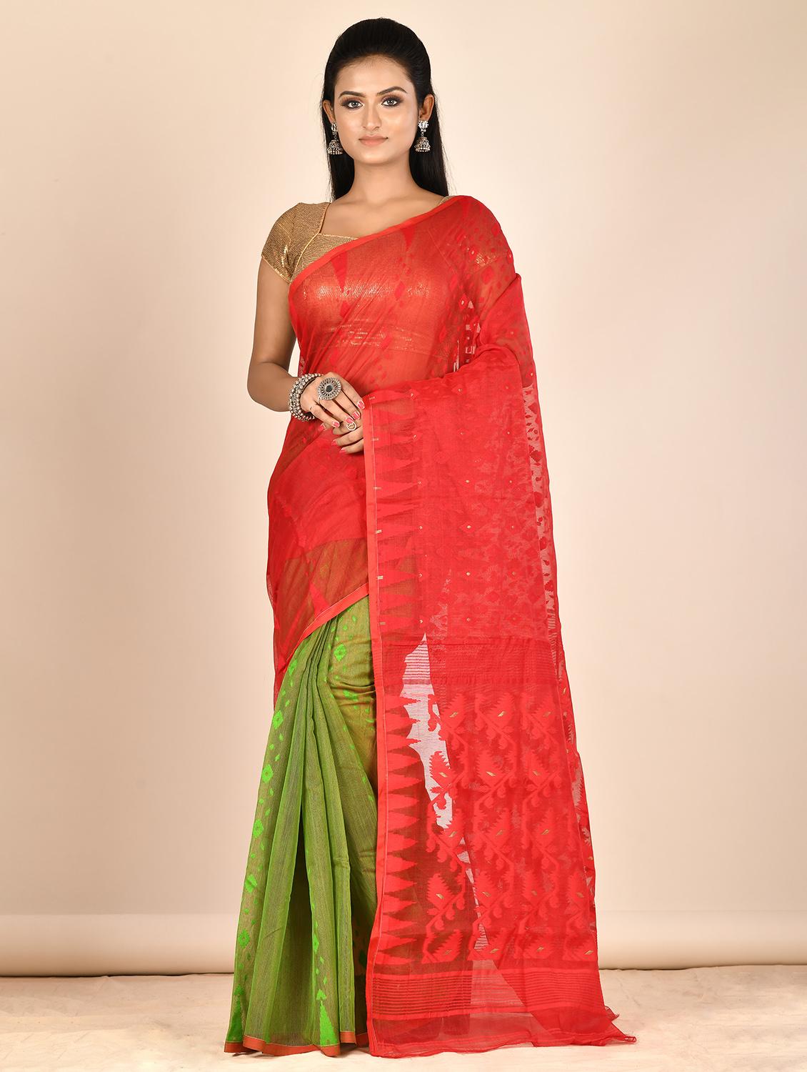 self design woven saree - 17612746 - Zoom Image - 1