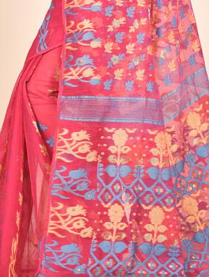 self design woven saree - 17612750 - Standard Image - 3