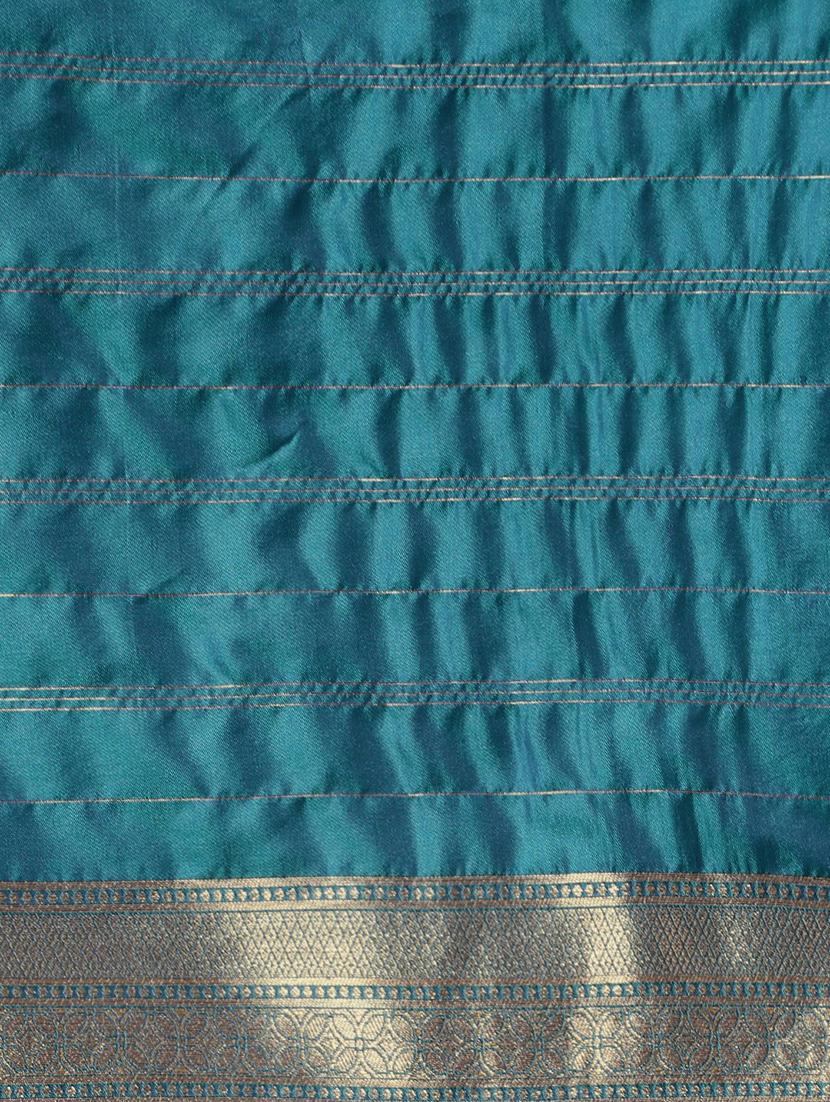 zari kanjivaram saree with blouse - 17613011 - Zoom Image - 3