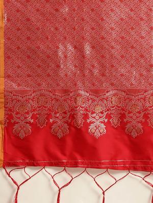 zari kanjivaram saree with blouse - 17613016 - Standard Image - 4