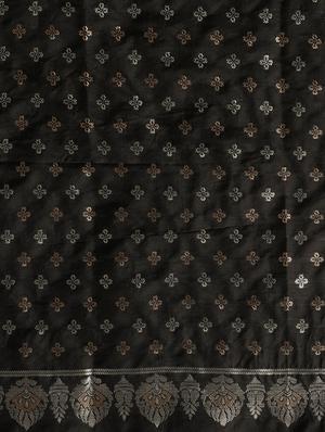 zari kanjivaram saree with blouse - 17613021 - Standard Image - 4