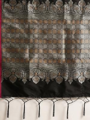 zari kanjivaram saree with blouse - 17613021 - Standard Image - 5