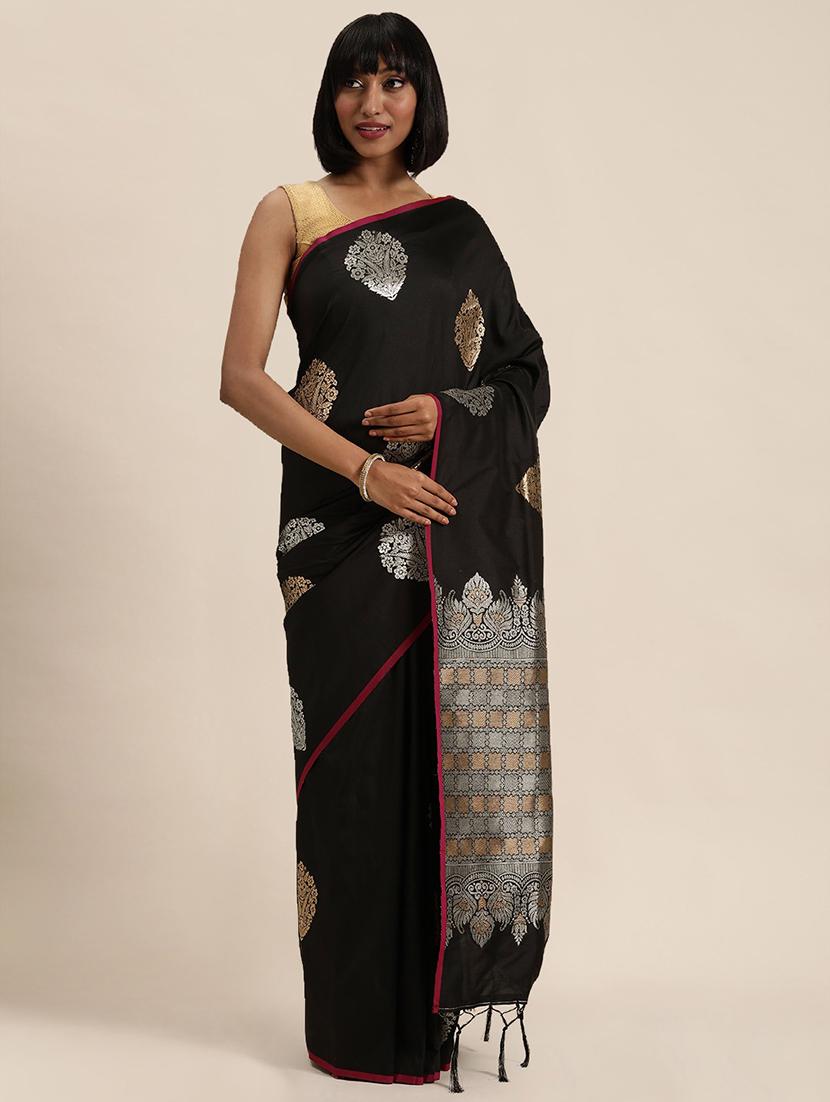 zari kanjivaram saree with blouse - 17613021 - Zoom Image - 1