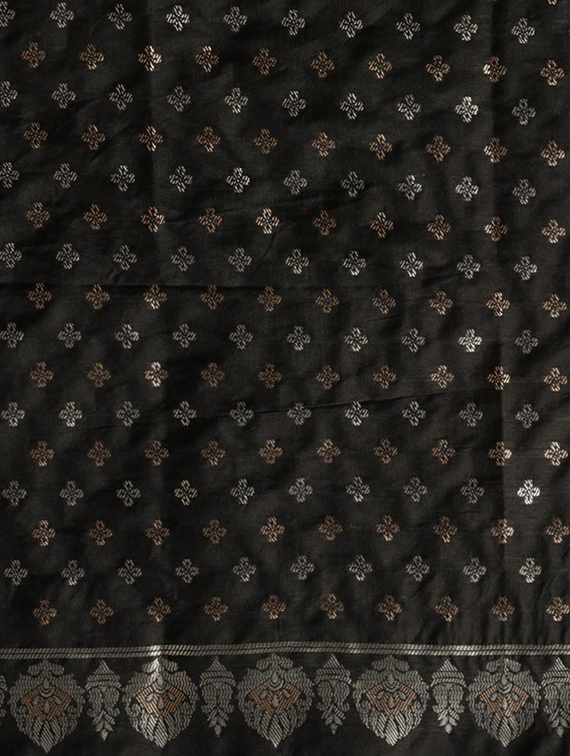 zari kanjivaram saree with blouse - 17613021 - Zoom Image - 4