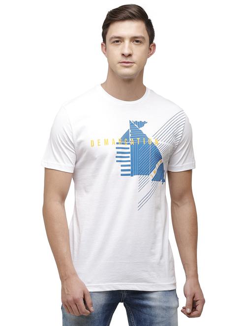 white printed t-shirt - 17613599 - Very Small Image - 1