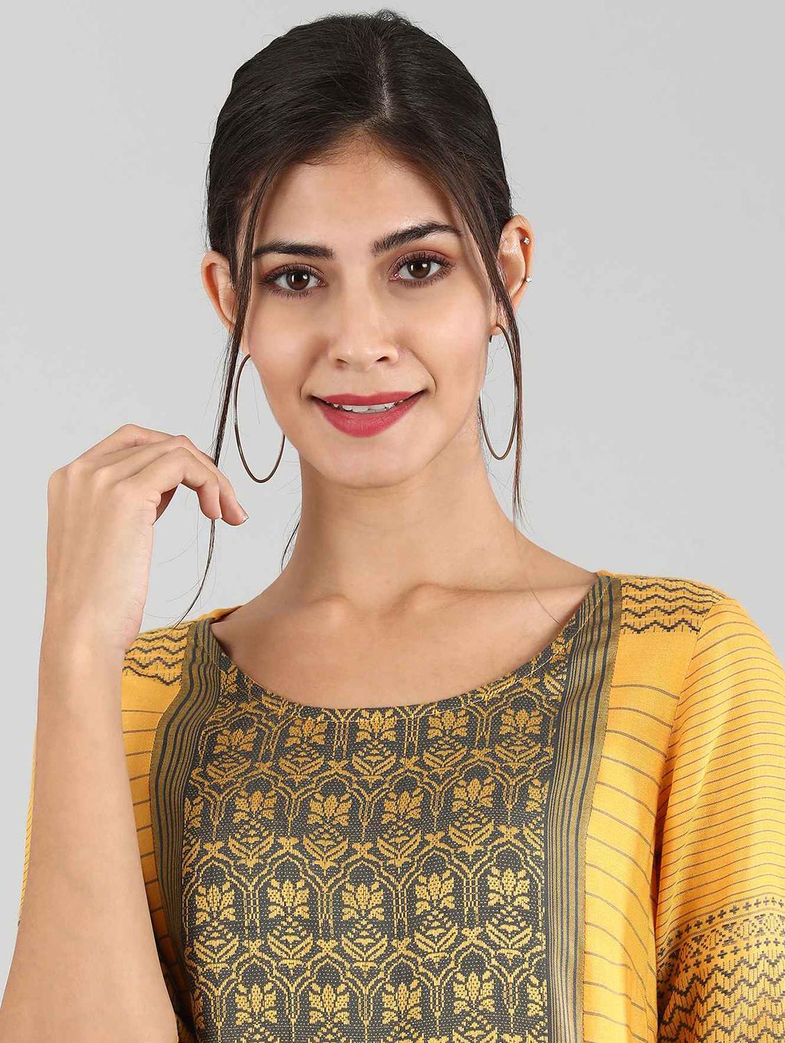 printed straight kurta - 17614170 - Zoom Image - 4