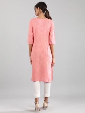 solid straight kurta - 17614174 - Standard Image - 3