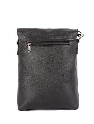 black leatherette (pu) messenger messengerbag - 17614398 - Standard Image - 2