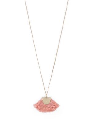 gold metal chain necklace - 17615040 - Standard Image - 3