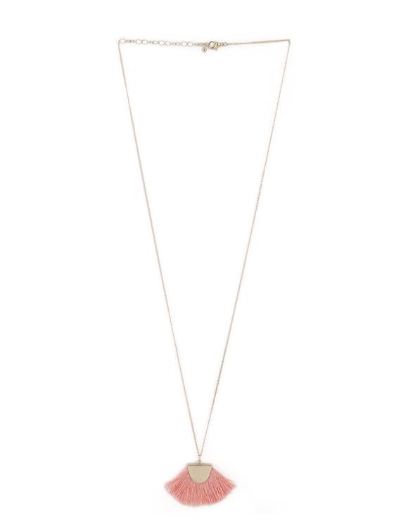 gold metal chain necklace - 17615040 - Zoom Image - 4