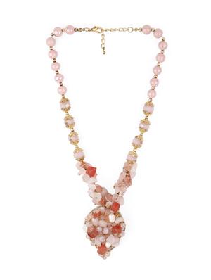 white metal statement necklace - 17615044 - Standard Image - 4