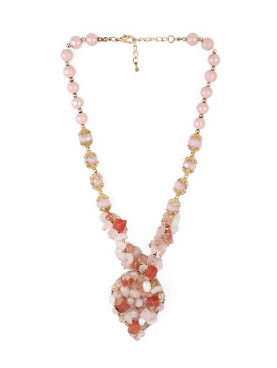 white metal statement necklace - 17615044 - Zoom Image - 4