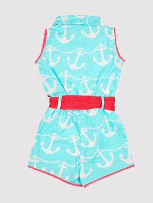 blue cotton playsuits twin sets & jump suit - 17615139 - Standard Image - 2
