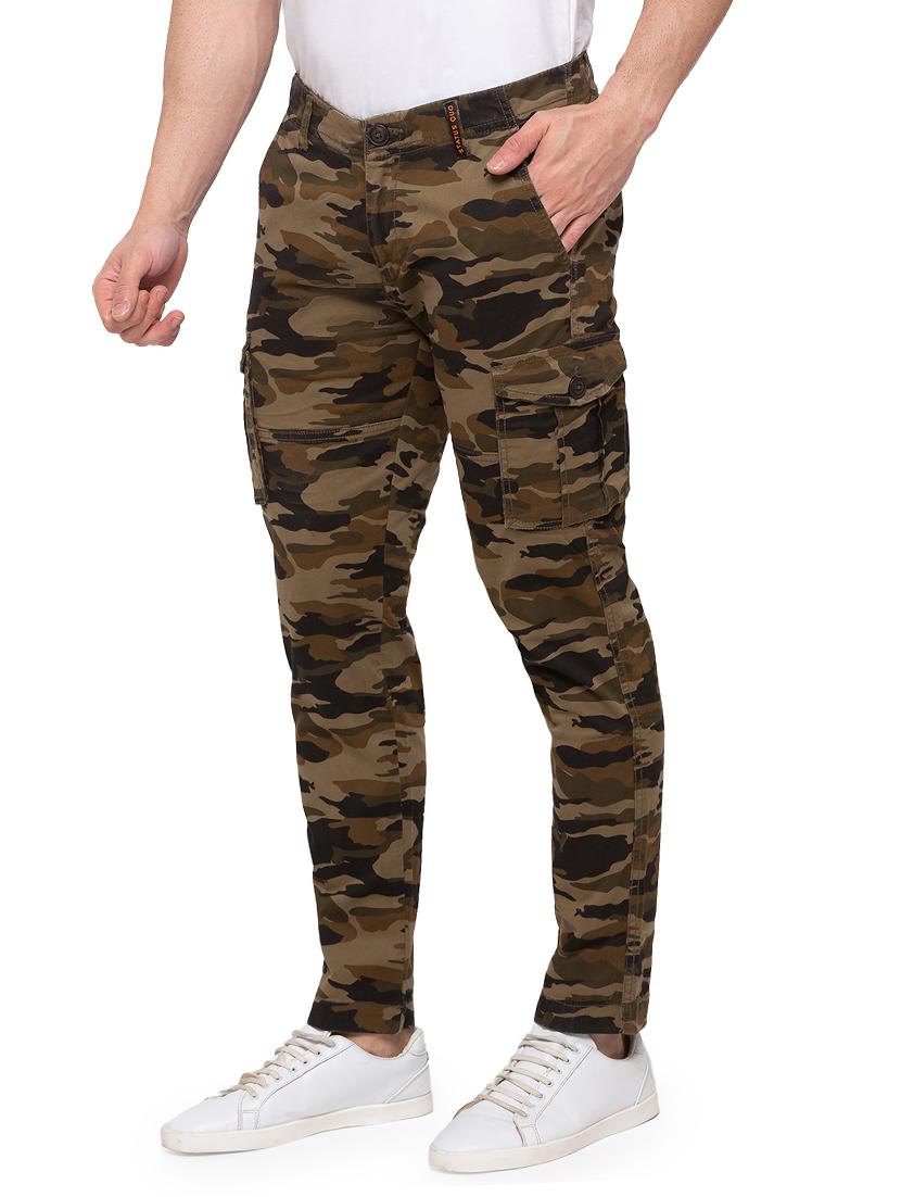 brown camouflage cargo trouser - 17615472 - Zoom Image - 2