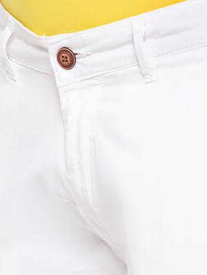 white solid cargo trouser - 17615475 - Standard Image - 5