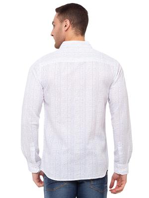white striped casual shirt - 17615485 - Standard Image - 3