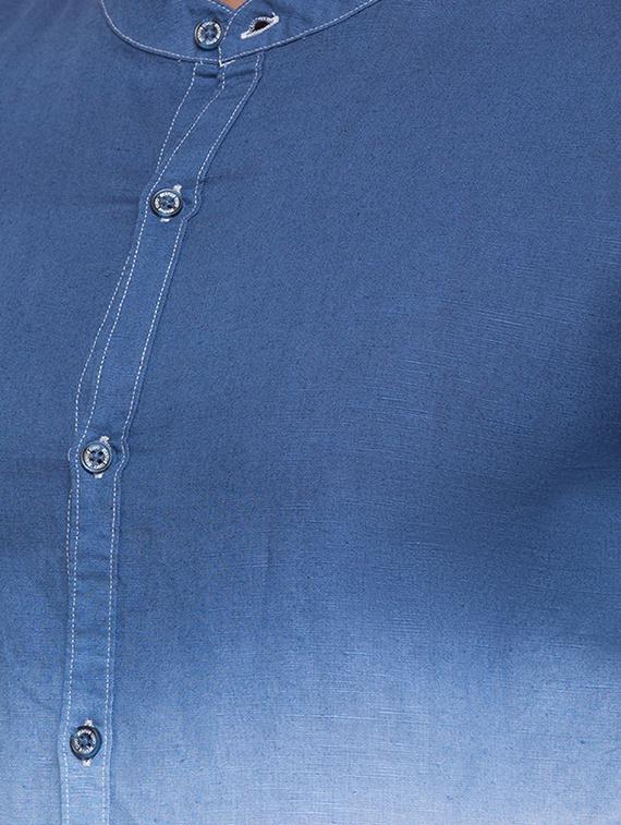 blue ombre casual shirt - 17615500 - Zoom Image - 5
