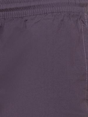 grey solid shorts - 17615509 - Standard Image - 5