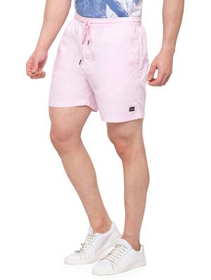 pink solid shorts - 17615510 - Standard Image - 2