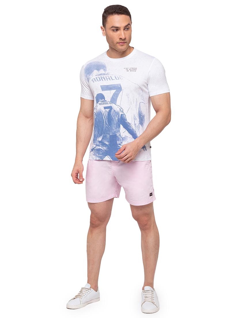 pink solid shorts - 17615510 - Zoom Image - 4