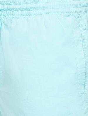 blue solid shorts - 17615511 - Standard Image - 5