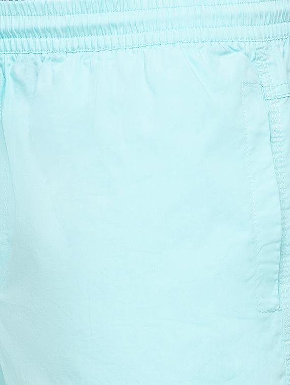 blue solid shorts - 17615511 - Zoom Image - 5