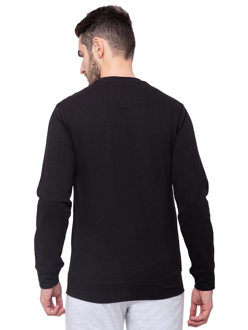 black printed sweatshirt - 17615521 - Zoom Image - 3