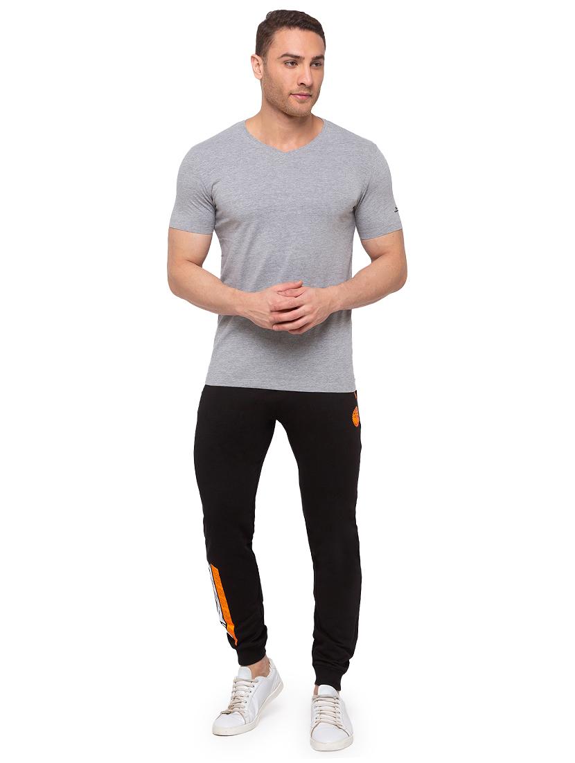 grey solid t-shirt - 17615525 - Zoom Image - 4