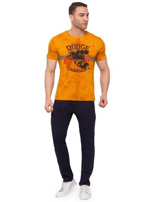 orange printed t-shirt - 17615527 - Standard Image - 4