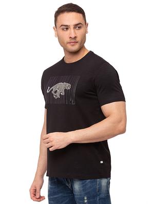 black printed t-shirt - 17615571 - Standard Image - 2