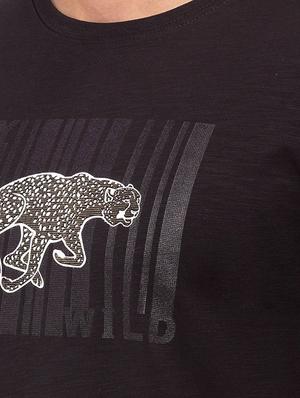 black printed t-shirt - 17615571 - Standard Image - 5