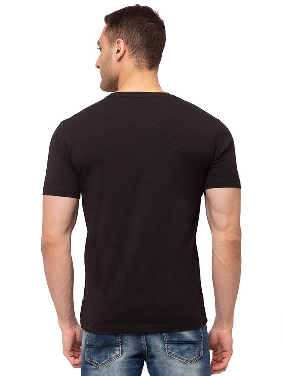 black printed t-shirt - 17615571 - Zoom Image - 3