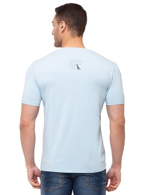 blue printed t-shirt - 17615583 - Standard Image - 3