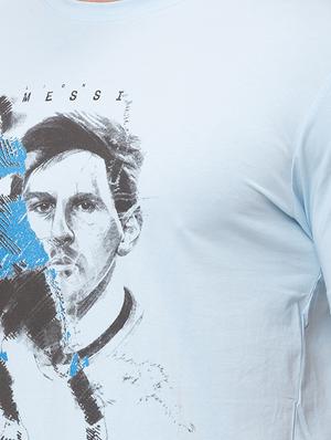 blue printed t-shirt - 17615583 - Standard Image - 5