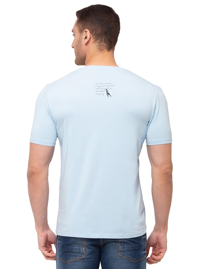 blue printed t-shirt - 17615583 - Zoom Image - 3