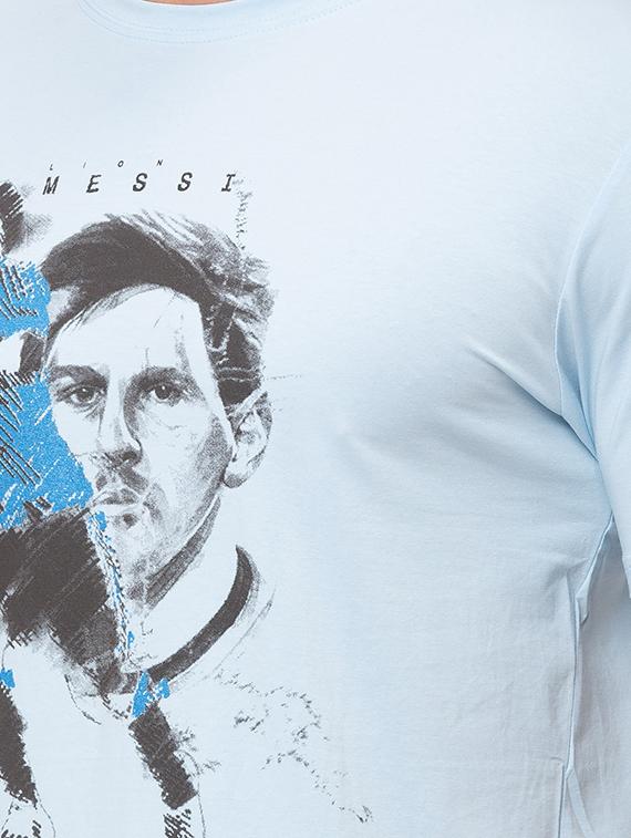 blue printed t-shirt - 17615583 - Zoom Image - 5