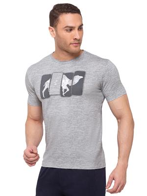 grey printed t-shirt - 17615587 - Standard Image - 2