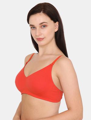 orange cotton tshirt bra - 17615775 - Standard Image - 2