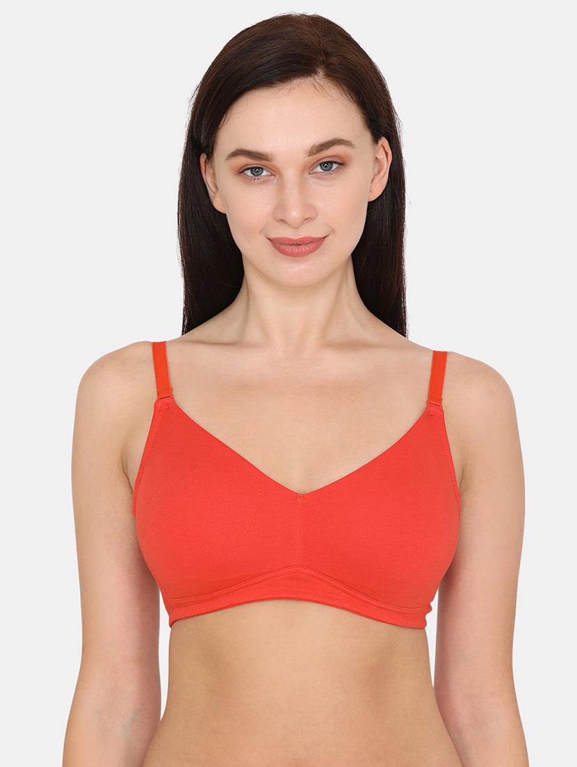 orange cotton tshirt bra - 17615775 - Zoom Image - 1