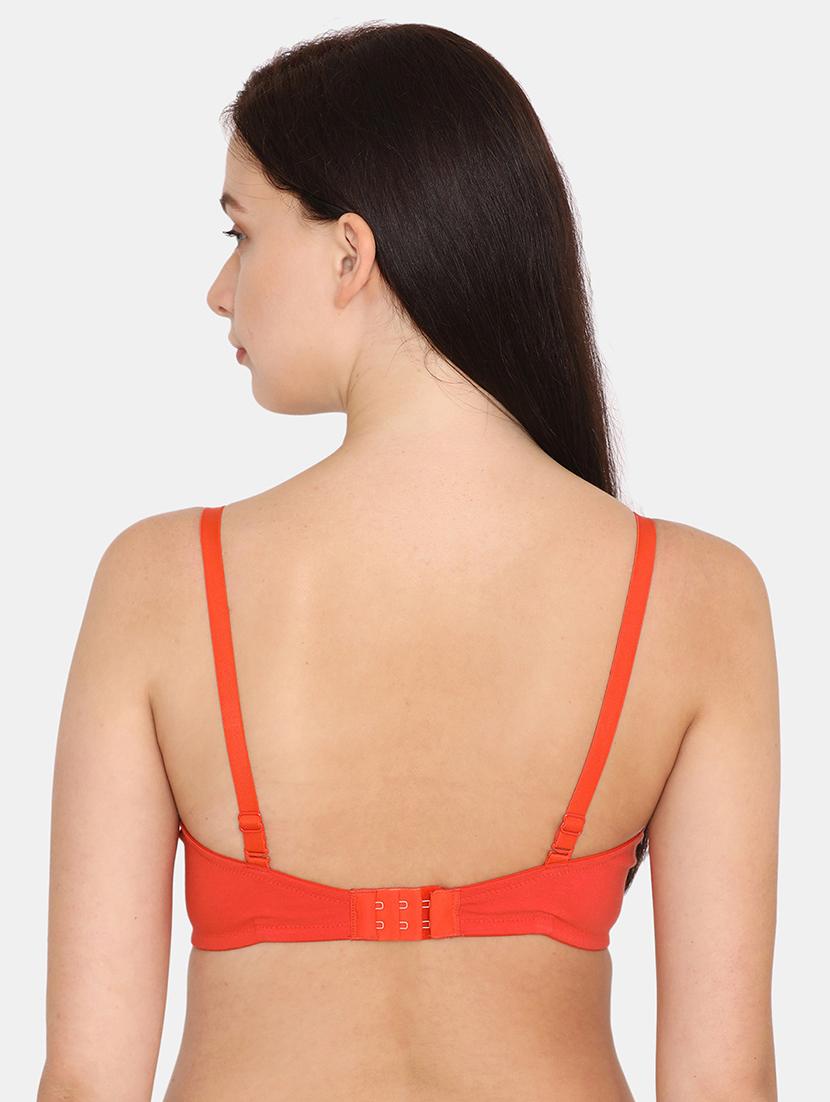 orange cotton tshirt bra - 17615775 - Zoom Image - 3