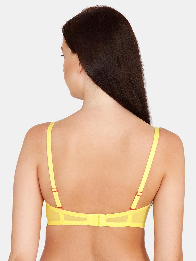 yellow net tshirt bra - 17615794 - Zoom Image - 3