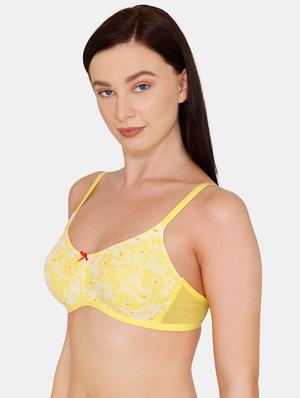 yellow net tshirt bra - 17615806 - Standard Image - 2